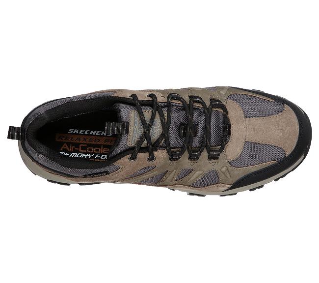 Zapatos Sin Cordones Skechers Hombre - Selmen Kaki HCOEP3120